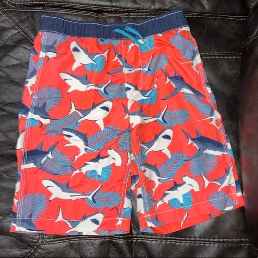 GAP bright Melon color sharks swim trunks​